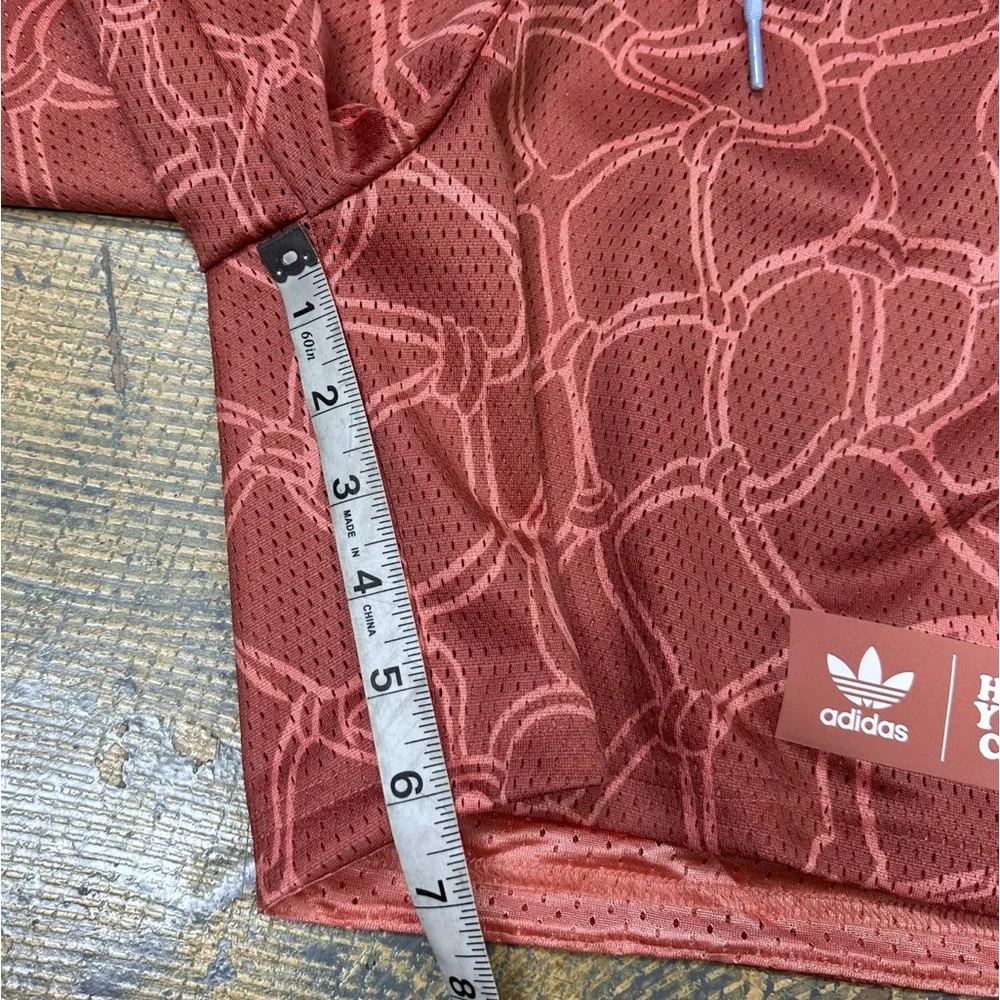 Adidas Hoop York City Basketball Shorts Medium IP6899 Pink  HYC 3 - Picture 10 of 12